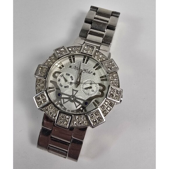 Men's MARC ECKO Watch Stainless Steel Case Metallic Detailing E20034G1 - Picture 3 of 7